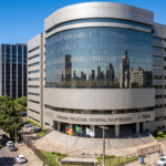 Tribunal Regional Federal da 4ª Região (TRF4) e prédios adjacentes em Porto Alegre